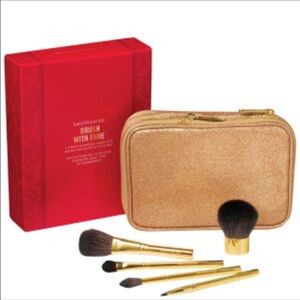 NIB bareMinerals Brush With Fame 5-Piece Brush Kit